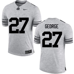 Men's Ohio State Buckeyes #27 Eddie George Gray Nike NCAA College Football Jersey Lifestyle HML0644DY